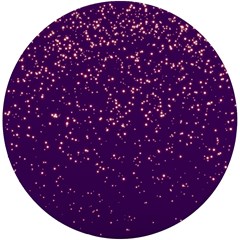 Purple Glittery Backdrop Scrapbooking Sparkle UV Print Round Tile Coaster