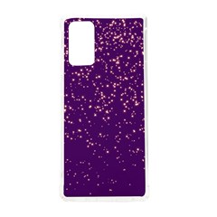 Purple Glittery Backdrop Scrapbooking Sparkle Samsung Galaxy Note 20 TPU UV Case