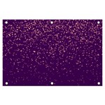 Purple Glittery Backdrop Scrapbooking Sparkle Banner and Sign 6  x 4  Front