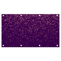 Purple Glittery Backdrop Scrapbooking Sparkle Banner and Sign 7  x 4 