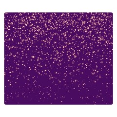 Purple Glittery Backdrop Scrapbooking Sparkle Premium Plush Fleece Blanket (Small)