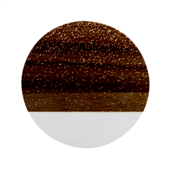 Purple Glittery Backdrop Scrapbooking Sparkle Marble Wood Coaster (Round)