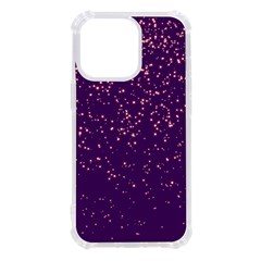 Purple Glittery Backdrop Scrapbooking Sparkle iPhone 13 Pro TPU UV Print Case