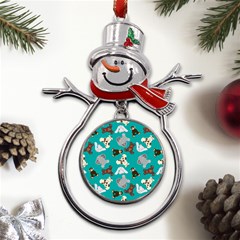 Plush Toys Stuffed Toys Stuffed Animals Metal Snowman Ornament