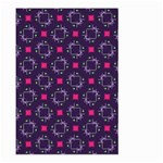 Geometric Pattern Retro Style Background Large Garden Flag (Two Sides) Front