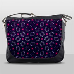 Geometric Pattern Retro Style Background Messenger Bag by Vaneshop