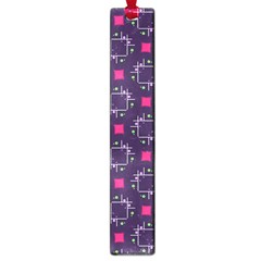 Geometric Pattern Retro Style Background Large Book Marks by Vaneshop