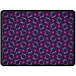 Geometric Pattern Retro Style Background Two Sides Fleece Blanket (Large) 80 x60  Blanket Front