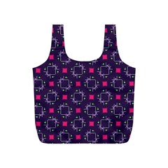 Geometric Pattern Retro Style Background Full Print Recycle Bag (s) by Vaneshop