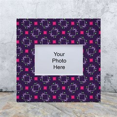 Geometric Pattern Retro Style Background White Box Photo Frame 4  X 6  by Vaneshop