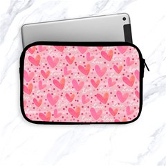 Valentine Romantic Love Watercolor Pink Pattern Texture Apple Ipad Mini Zipper Cases by Vaneshop