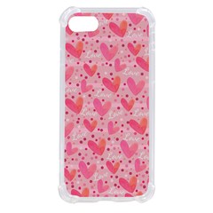 Valentine Romantic Love Watercolor Pink Pattern Texture Iphone Se by Vaneshop