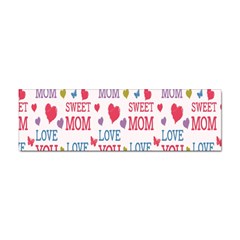 Love Mom Happy Mothers Day I Love Mom Graphic Sticker Bumper (100 Pack) by Vaneshop