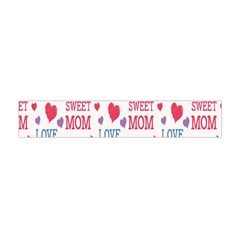 Love Mom Happy Mothers Day I Love Mom Graphic Premium Plush Fleece Scarf (mini) by Vaneshop