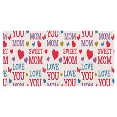 Love Mom Happy Mothers Day I Love Mom Graphic Banner And Sign 4  X 2  by Vaneshop