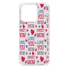 Love Mom Happy Mothers Day I Love Mom Graphic Iphone 14 Pro Tpu Uv Print Case by Vaneshop