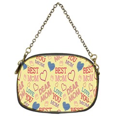 Love Mom Happy Mothers Day I Love Mom Graphic Pattern Chain Purse (two Sides) by Vaneshop