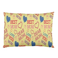 Love Mom Happy Mothers Day I Love Mom Graphic Pattern Pillow Case by Vaneshop