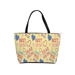 Love Mom Happy Mothers Day I Love Mom Graphic Pattern Classic Shoulder Handbag Front