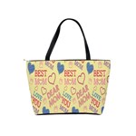 Love Mom Happy Mothers Day I Love Mom Graphic Pattern Classic Shoulder Handbag Back