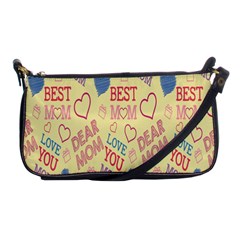 Love Mom Happy Mothers Day I Love Mom Graphic Pattern Shoulder Clutch Bag by Vaneshop