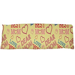 Love Mom Happy Mothers Day I Love Mom Graphic Pattern Body Pillow Case (dakimakura) by Vaneshop