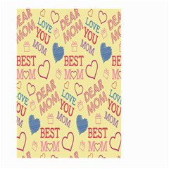 Love Mom Happy Mothers Day I Love Mom Graphic Pattern Large Garden Flag (two Sides)