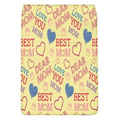 Love Mom Happy Mothers Day I Love Mom Graphic Pattern Removable Flap Cover (l) by Vaneshop