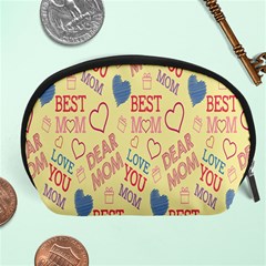 Love Mom Happy Mothers Day I Love Mom Graphic Pattern Accessory Pouch (large) by Vaneshop