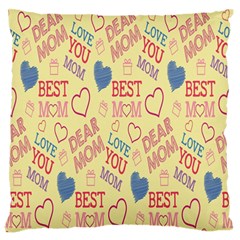 Love Mom Happy Mothers Day I Love Mom Graphic Pattern Standard Premium Plush Fleece Cushion Case (one Side) by Vaneshop