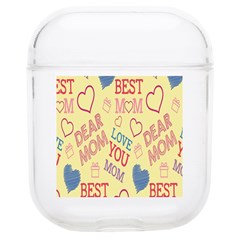 Love Mom Happy Mothers Day I Love Mom Graphic Pattern Airpods 1/2 Case by Vaneshop