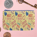 Love Mom Happy Mothers Day I Love Mom Graphic Pattern Large Coin Purse Front