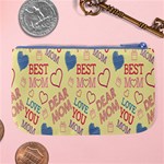 Love Mom Happy Mothers Day I Love Mom Graphic Pattern Large Coin Purse Back