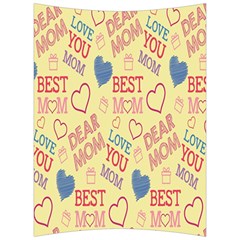 Love Mom Happy Mothers Day I Love Mom Graphic Pattern Back Support Cushion by Vaneshop