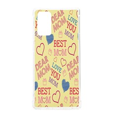 Love Mom Happy Mothers Day I Love Mom Graphic Pattern Samsung Galaxy Note 20 Tpu Uv Case by Vaneshop