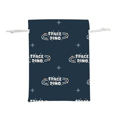 Space Dino Art Pattern Design Wallpaper Background Lightweight Drawstring Pouch (l) by Vaneshop