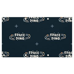 Space Dino Art Pattern Design Wallpaper Background Banner And Sign 7  X 4  by Vaneshop