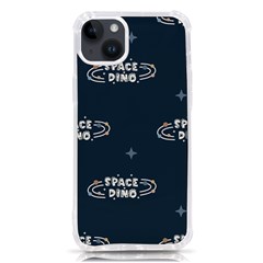 Space Dino Art Pattern Design Wallpaper Background Iphone 14 Plus Tpu Uv Print Case by Vaneshop