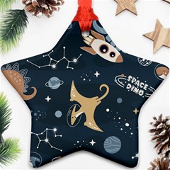 Space Theme Art Pattern Design Wallpaper Ornament (star)