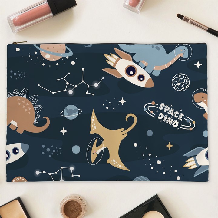 Space Theme Art Pattern Design Wallpaper Cosmetic Bag (XXL)