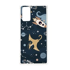 Space Theme Art Pattern Design Wallpaper Samsung Galaxy Note 20 Tpu Uv Case by Vaneshop