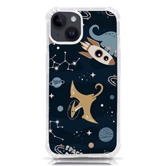 Space Theme Art Pattern Design Wallpaper Iphone 14 Tpu Uv Print Case by Vaneshop