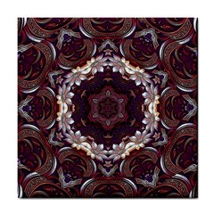 Rosette Kaleidoscope Mosaic Abstract Background Tile Coaster by Vaneshop