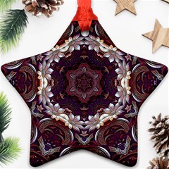 Rosette Kaleidoscope Mosaic Abstract Background Ornament (star)