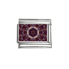 Rosette Kaleidoscope Mosaic Abstract Background Italian Charm (9mm) by Vaneshop