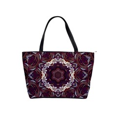 Rosette Kaleidoscope Mosaic Abstract Background Classic Shoulder Handbag by Vaneshop