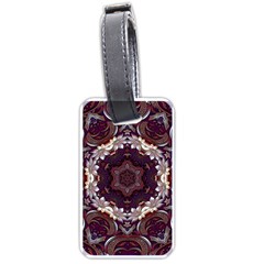 Rosette Kaleidoscope Mosaic Abstract Background Luggage Tag (one Side) by Vaneshop