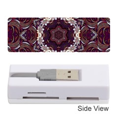 Rosette Kaleidoscope Mosaic Abstract Background Memory Card Reader (stick) by Vaneshop