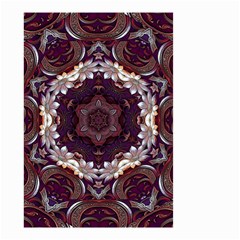 Rosette Kaleidoscope Mosaic Abstract Background Small Garden Flag (two Sides) by Vaneshop