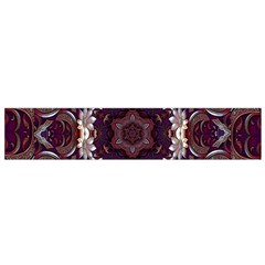 Rosette Kaleidoscope Mosaic Abstract Background Small Premium Plush Fleece Scarf